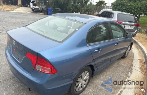 2008 Honda Civic Lx z USA, uszkodzony, nr VIN 1HGFA16508L008739